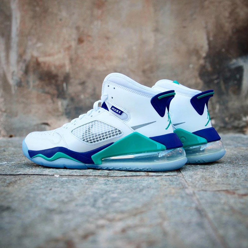 nike耐克ajairjordanmars270男款白紫葡萄低帮运动休闲蓝鞋cd7070135