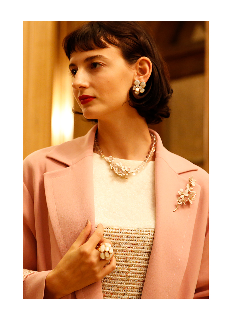 philippe ferrandis/philippe ferrandis 法国时尚配饰 mc系列山茶花