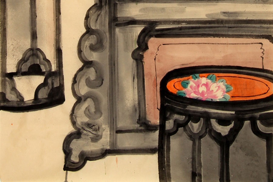 金增友(临清金郝庄人),中国美术家协会会员,中国工笔画学会会员,山东