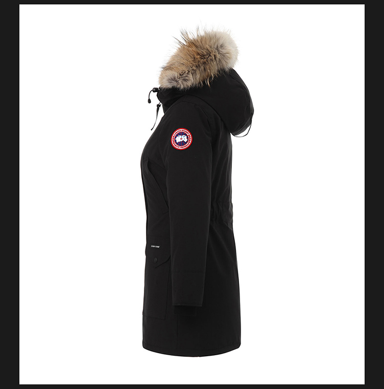 canada goose/加拿大鹅 女士毛领连帽收腰羽绒服 女士羽绒服 6660la