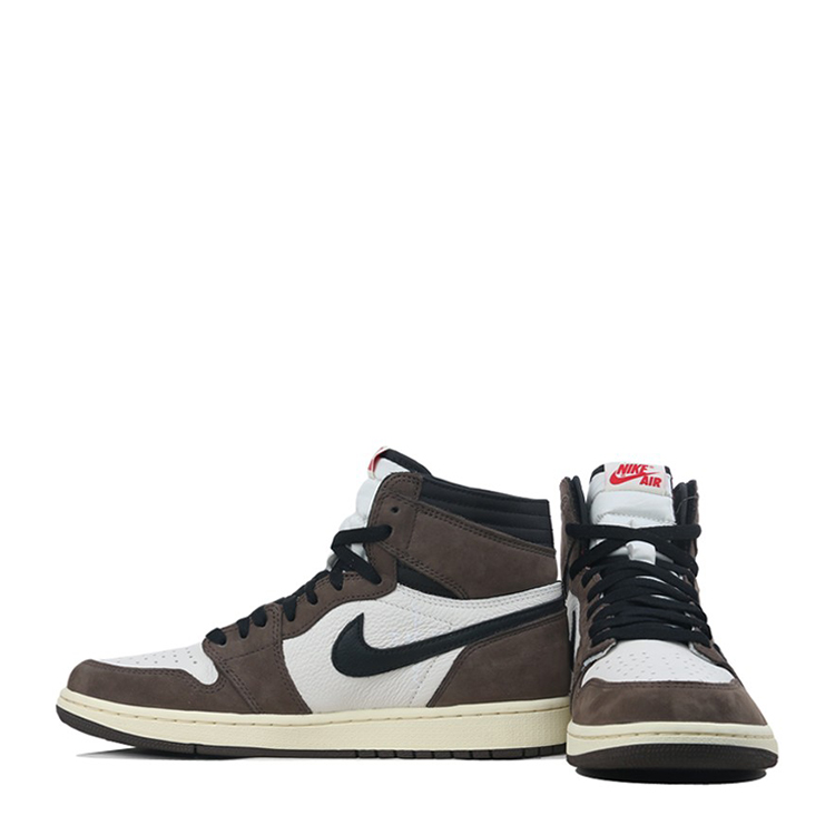nike/耐克 air jordan 1 aj1 乔1 mid travis scott ts 倒钩 鬼脸低帮