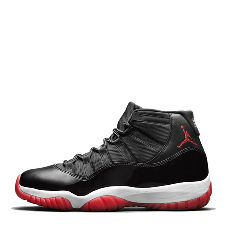 nike/耐克 air jordan 11 aj11 乔11 mid bred 2019复刻 季后赛 黑红
