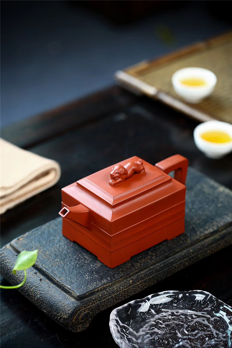 fanj/梵匠 『青狮壶』 宜兴紫砂壶茶壶 张伟军老师全手工作品 原矿