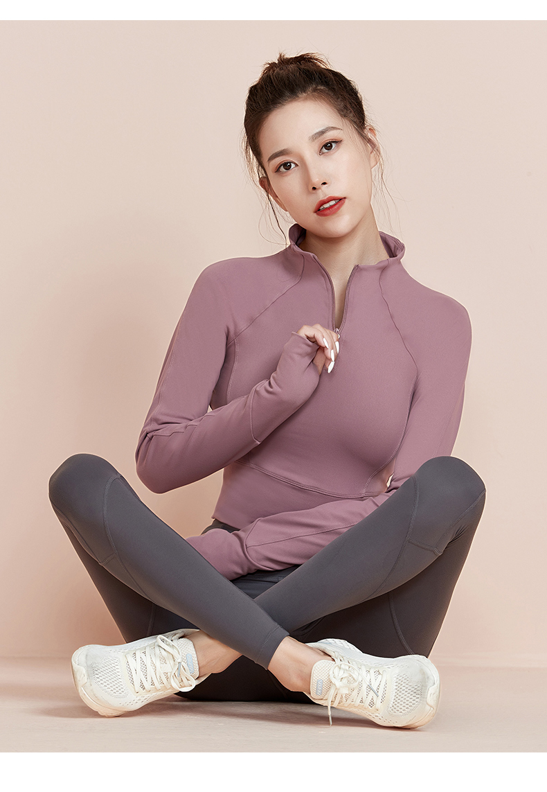 【哈他哈他 女士健身服装】hahta 哈他2019秋冬新款长袖上衣放逐瑜伽