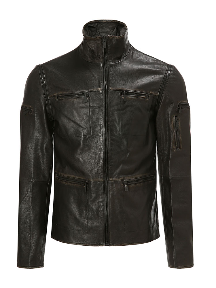 trussardi/楚莎迪男士皮衣-男士皮衣