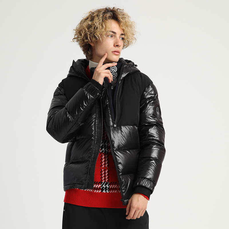 双十二【买一送一】guy laroche/姬龙雪2019年秋冬新款短男士羽绒服送