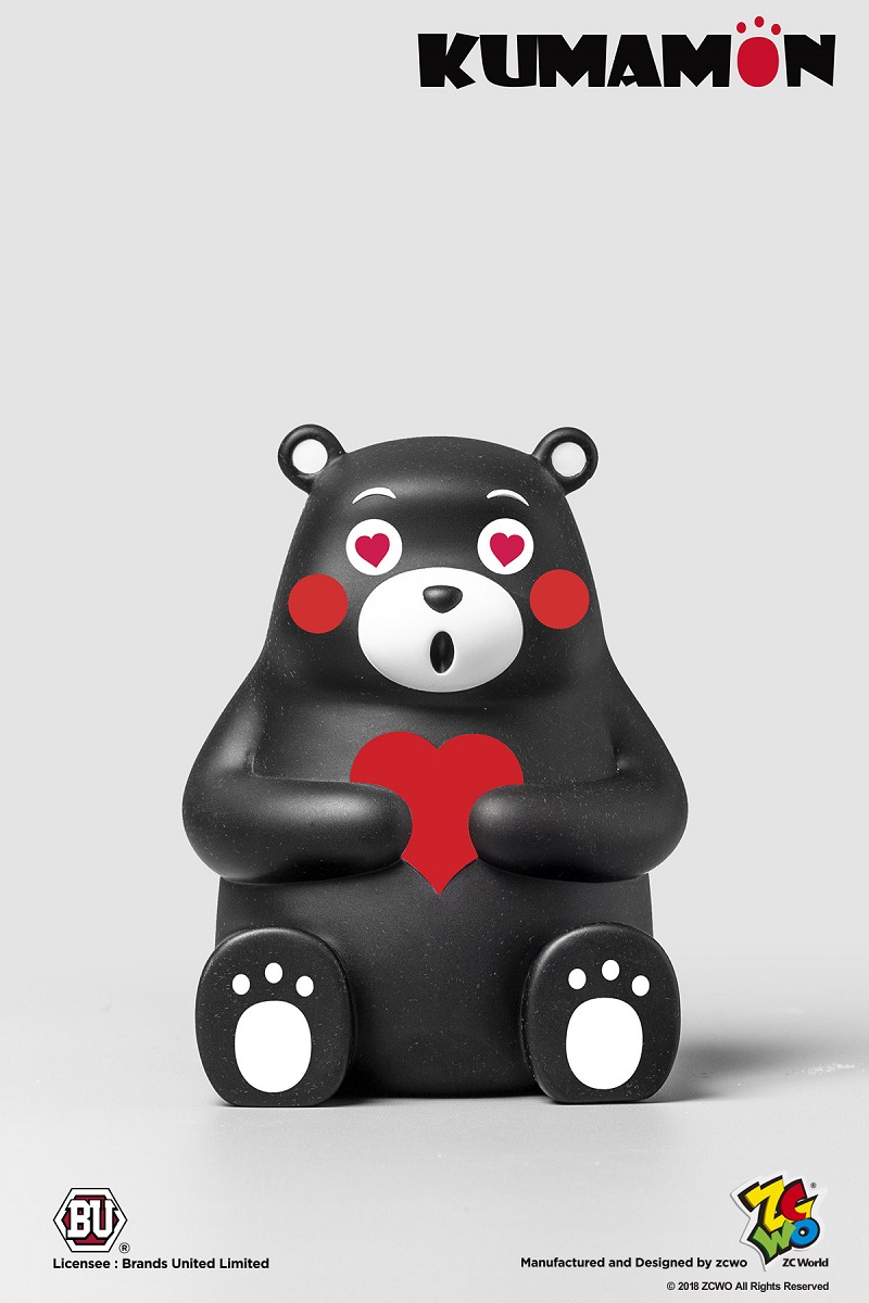 zcwo 熊本熊10cm 储钱罐玩具手办摆件 lovely 爱心版
