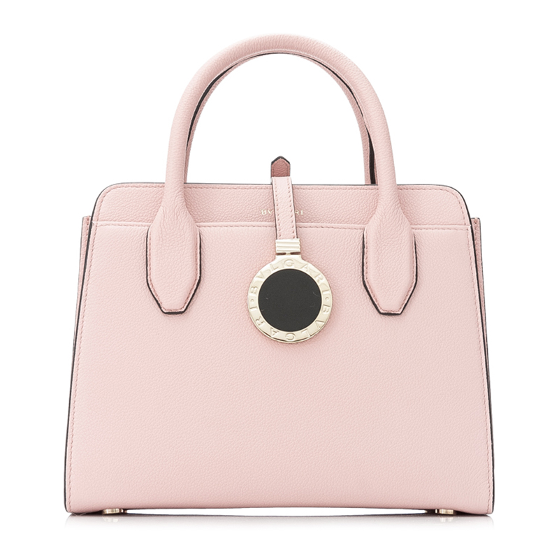 bvlgari/宝格丽 alba 2019新款女士粒面小牛皮单肩斜挎手提包 282597