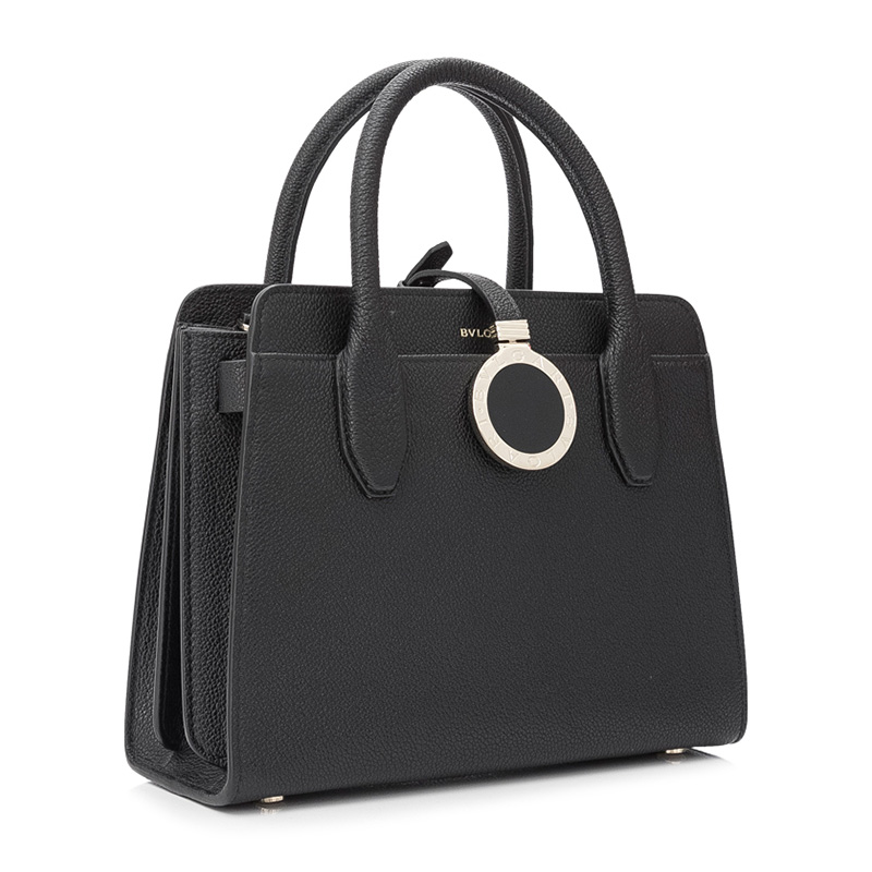 bvlgari/宝格丽 alba 2019新款女士粒面小牛皮单肩斜挎手提包 282597