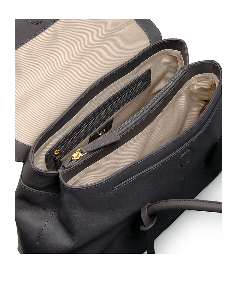 radley/蕾德莉英国新款复古牛皮女士翻盖单肩包托特包手提包10214