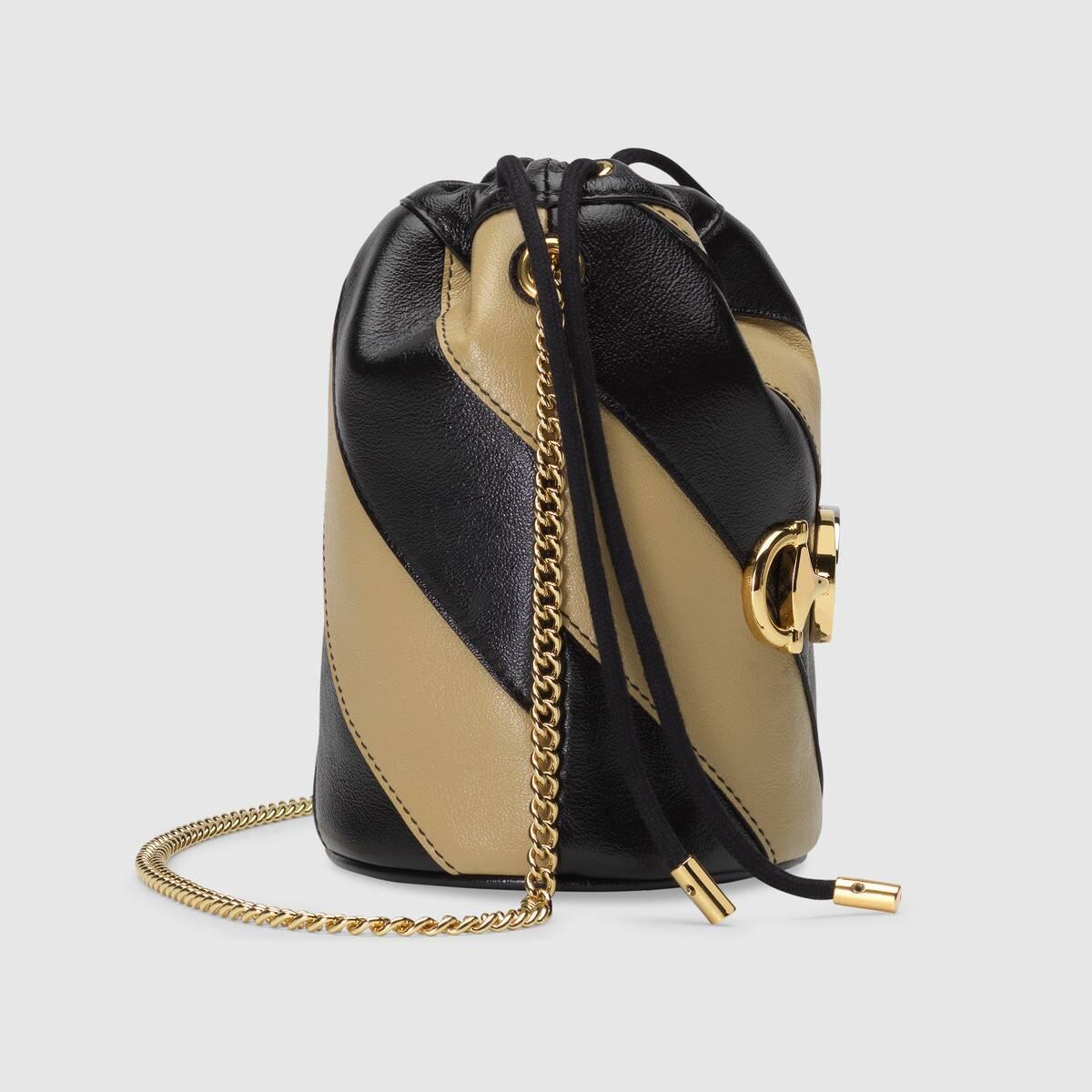 【包邮包税】够巴黎tls gucci 20春夏女士gucci zumi系列迷你水桶包