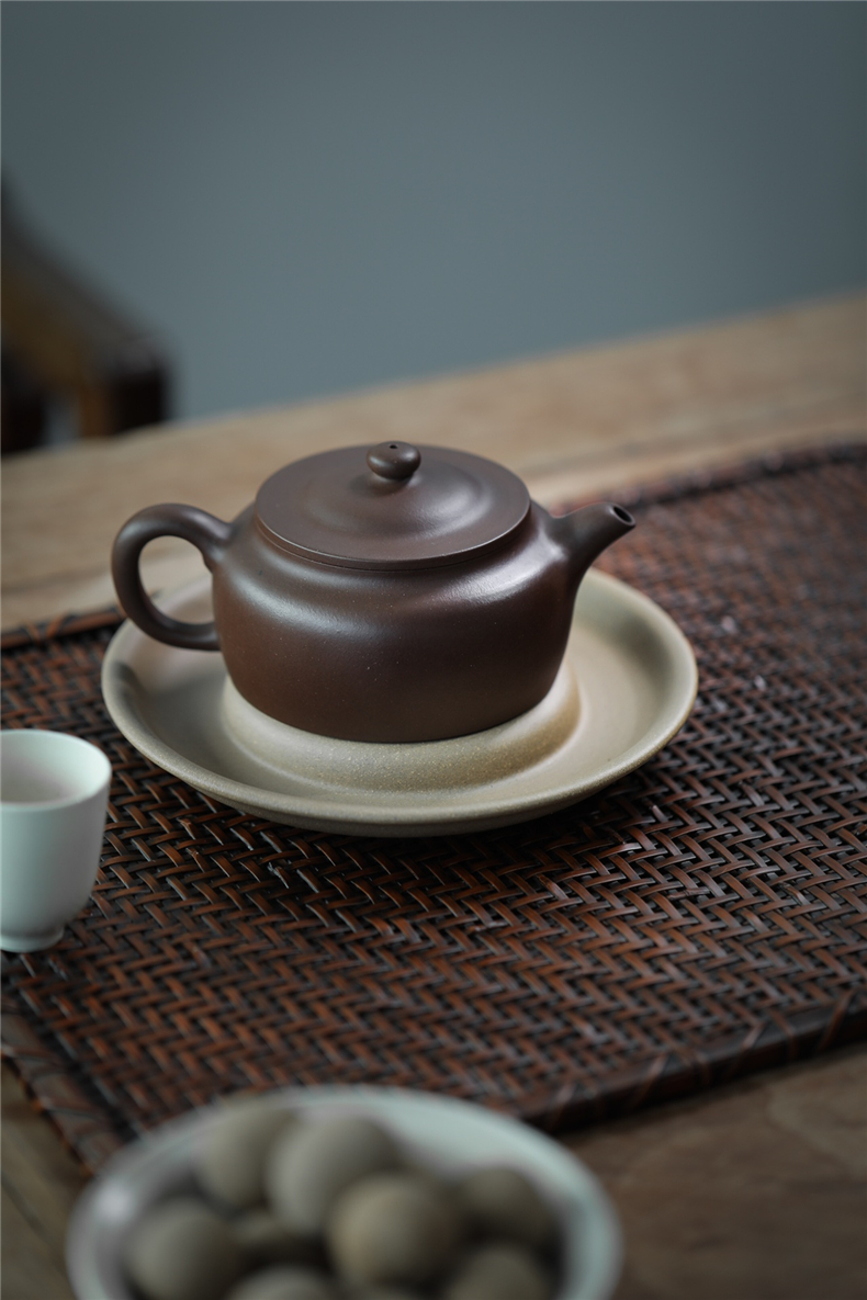 fanj/梵匠 『笠帽』 宜兴紫砂壶茶壶 沈丽荣老师全手工作品 原矿紫泥