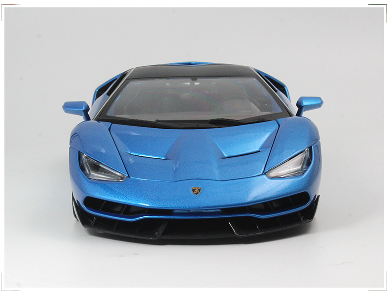 兰博基尼centenario1/18百年纪念版合金车模摆件礼品蓝mst