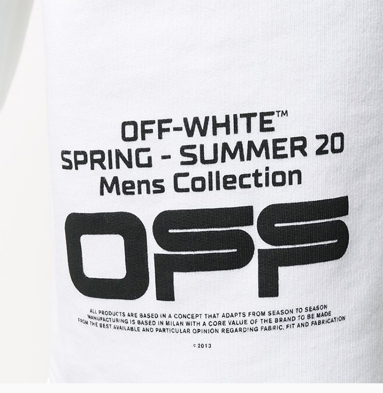 off-white/off-white【包税】 男装 服装 棉质logo图案标识印花宽松