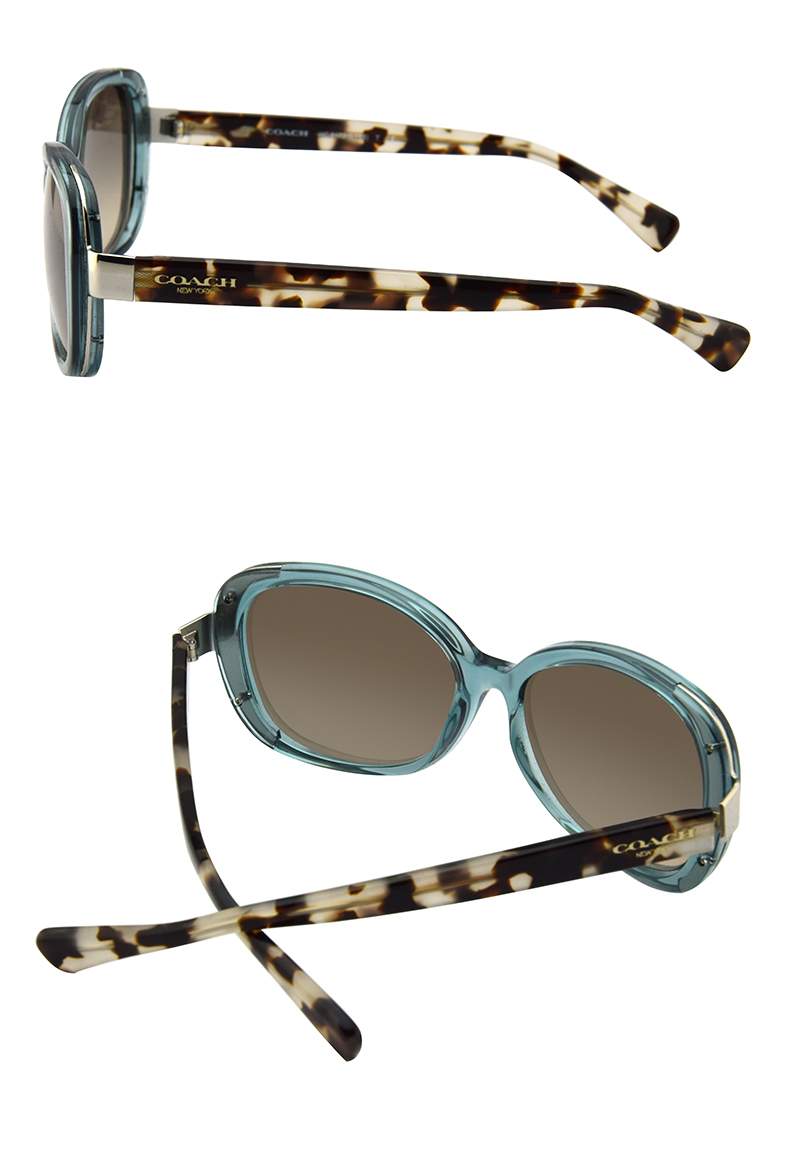 时尚 板材 大框 女士 太阳镜 墨镜 眼镜 hc8172 56mm coach 蔻驰