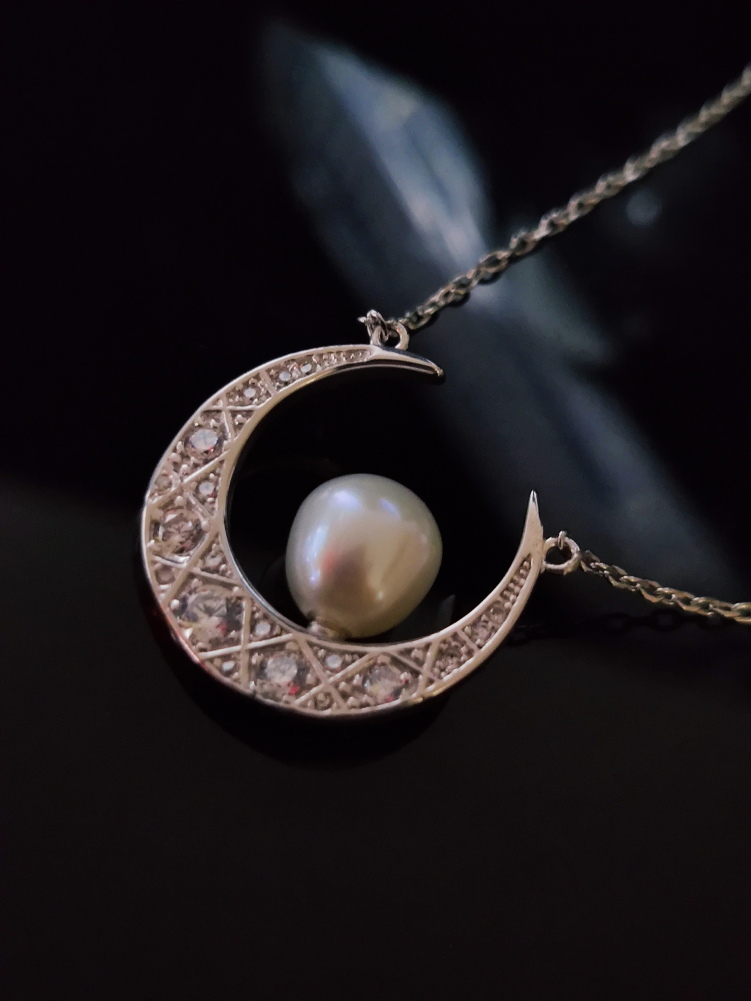 ernst&friends 月牙珍珠吊坠