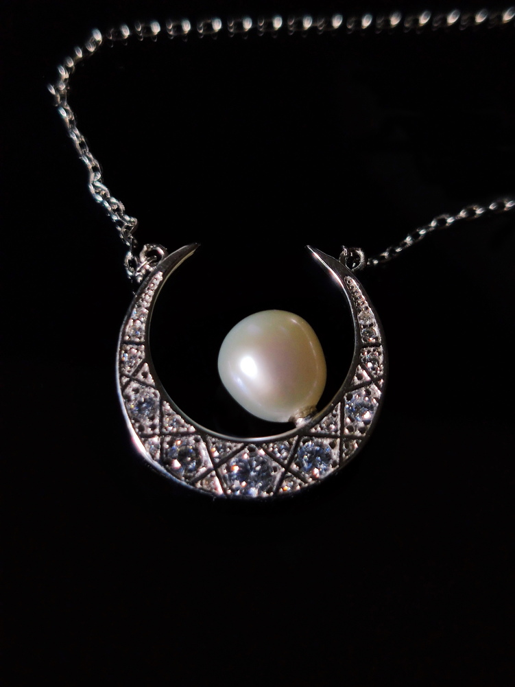 ernst&friends 月牙珍珠吊坠