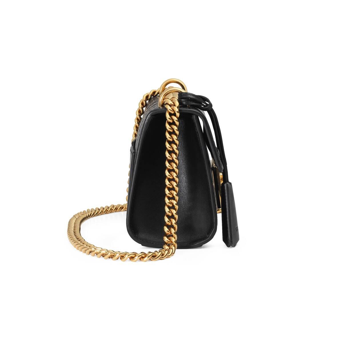 【包邮包税】 gucci 20秋冬女士padlock系列小号gucci signature皮革