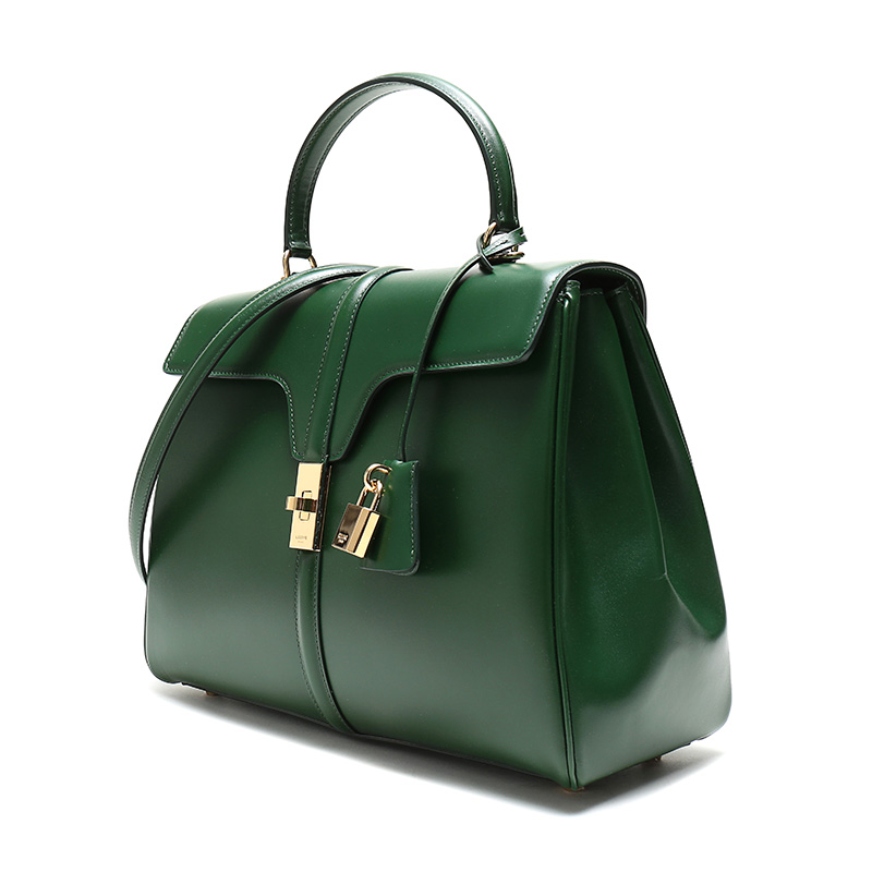 【现货秒发】celine/赛琳女士牛皮16中号手提单肩包187373bey