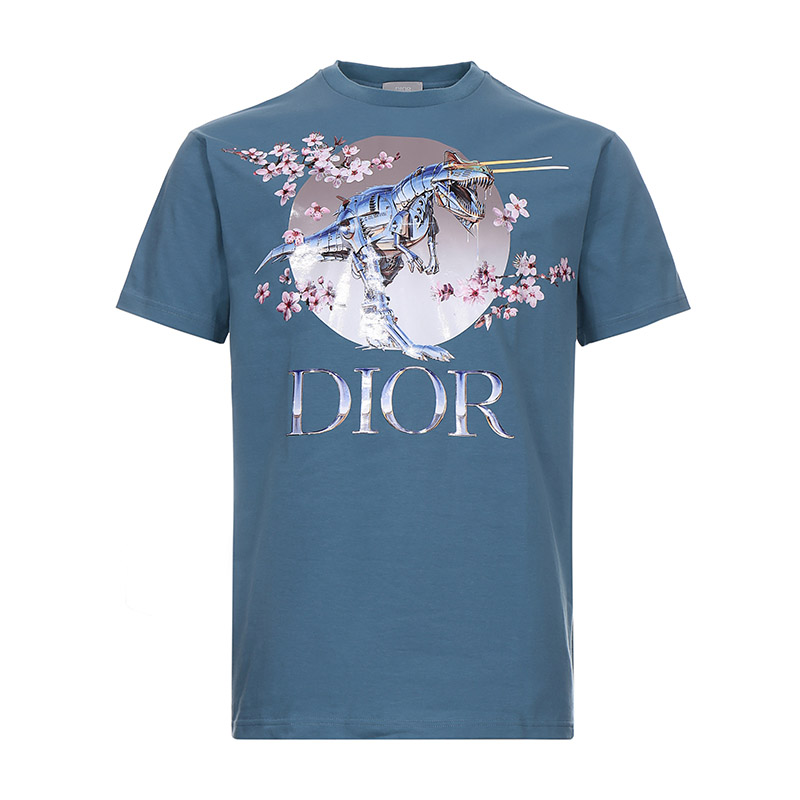 diorhomme/迪奥桀傲19秋冬男士棉质圆领短袖t恤933j602b0533