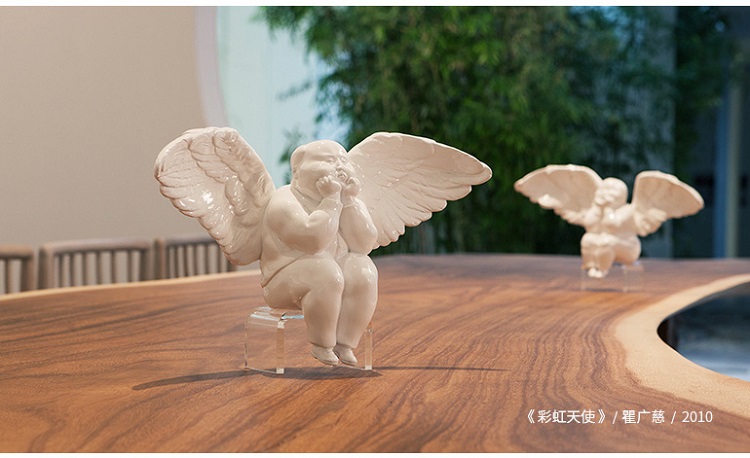 稀奇艺术 天使浮雕白兰地酒杯收口对杯玻璃杯