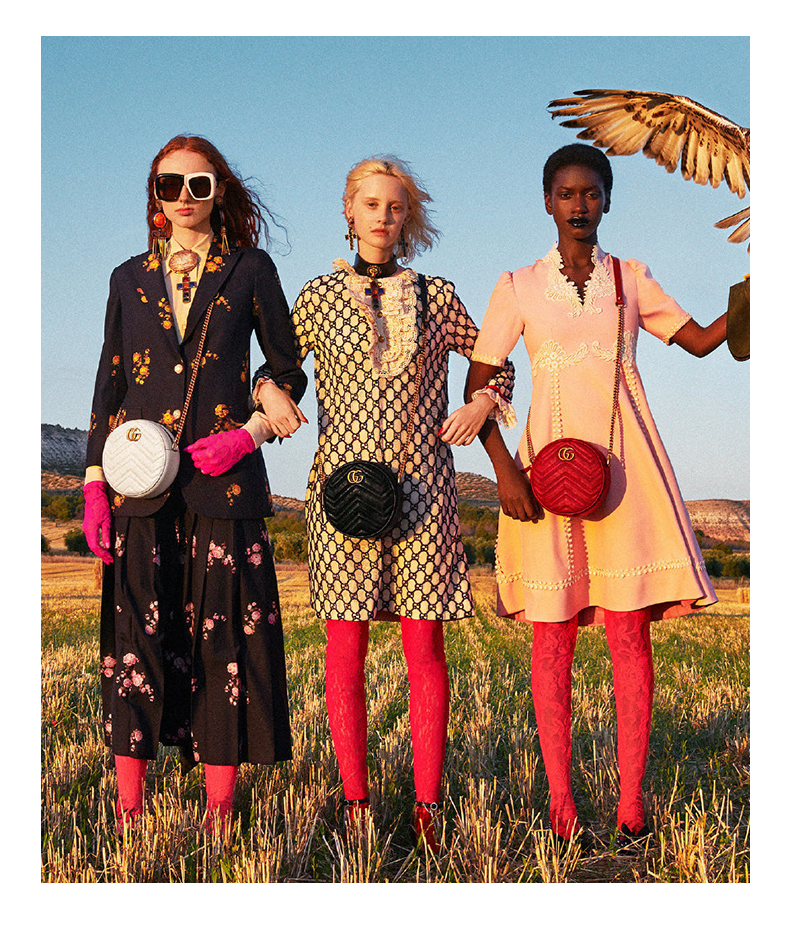 【20春夏新款】gucci/古驰 gg marmont系列 女士牛皮双g单肩斜挎包