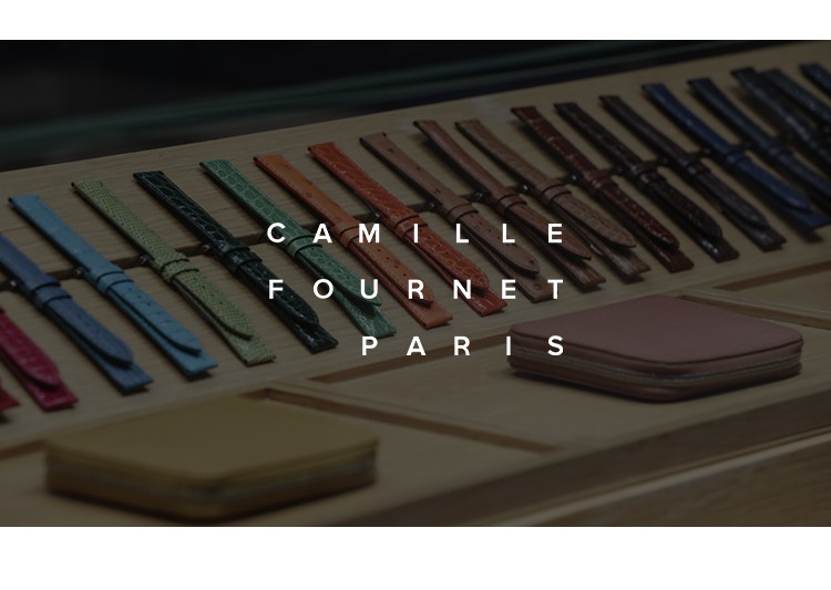 camille fournet/卡米富尔奈男女通用款蜥蜴皮牛皮混皮苹果表带