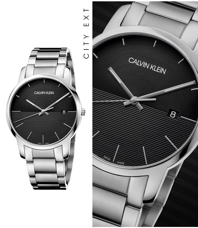 calvinklein卡尔文·克莱因 cityext系列 ck男士手表 石英腕表 k2g2g