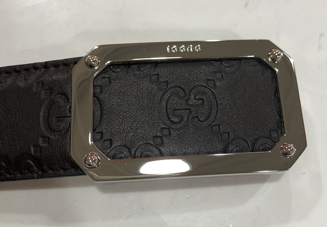 【瑕疵折扣 gucci/古驰 男士棕色皮带腰带 162946a0v0n2019