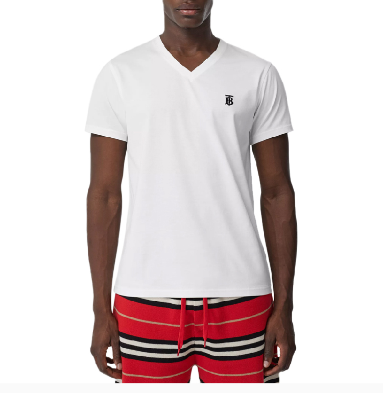 【burberry博柏利 男士短袖t恤】burberry/博柏利【包税】 男装 服饰