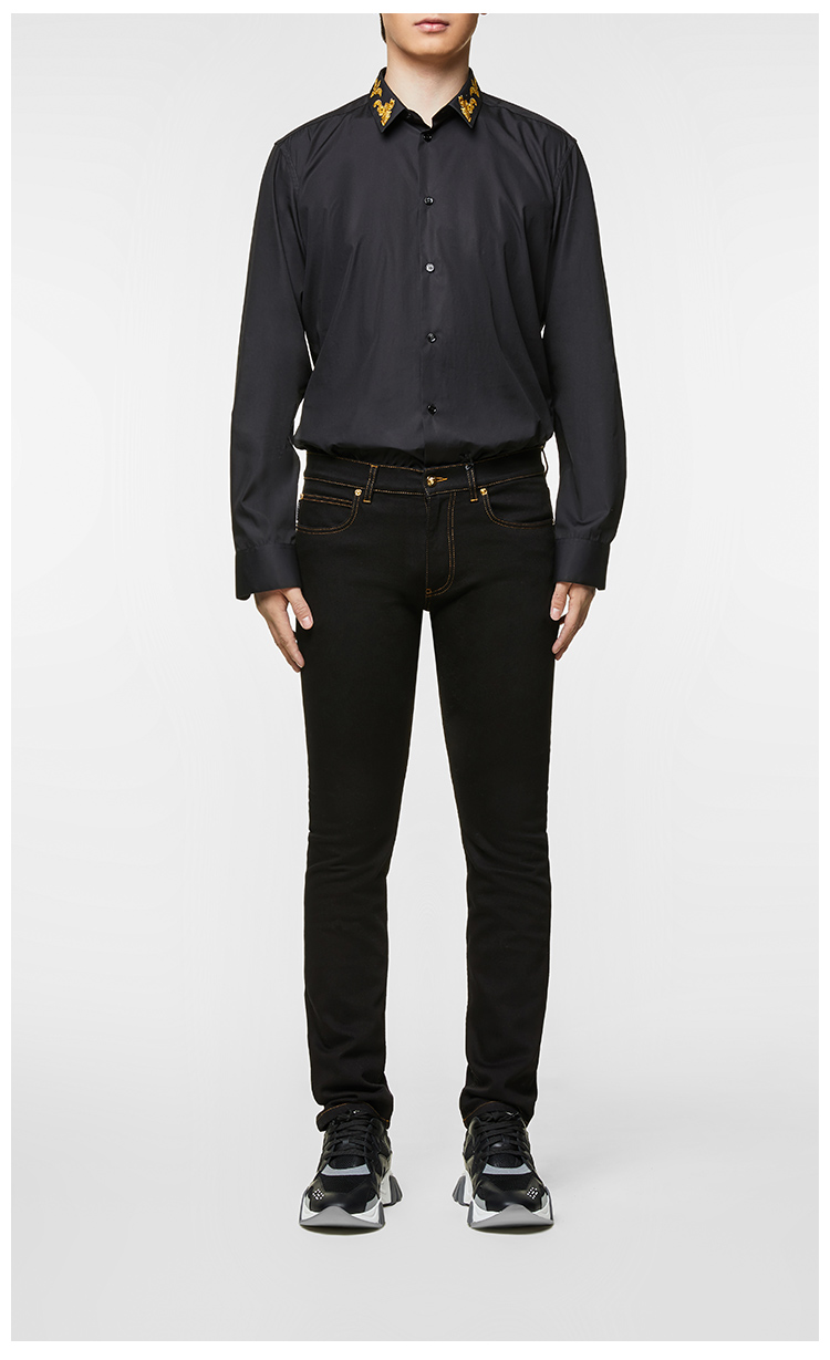 【19秋冬】versace/范思哲 squalo系列 鲨鱼鞋 黑色/浅灰/黄色男士