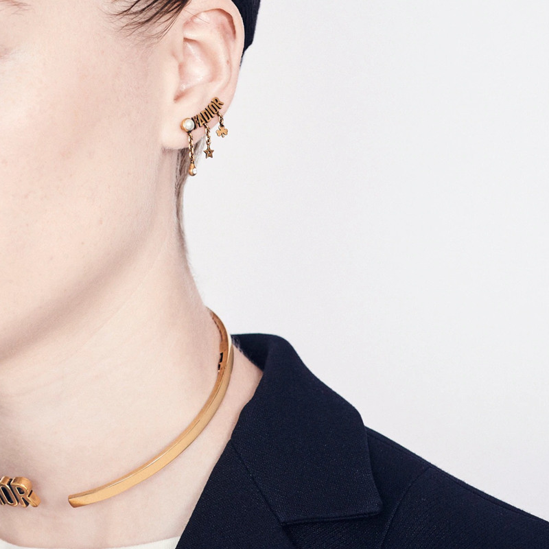 【包税】dior/迪奥 19春夏新款jadior水晶珍珠流苏耳环 e1007adrcy