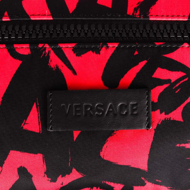 versace/范思哲锦纶红色男士双肩背包 dfz5350 dtsve kr3nn
