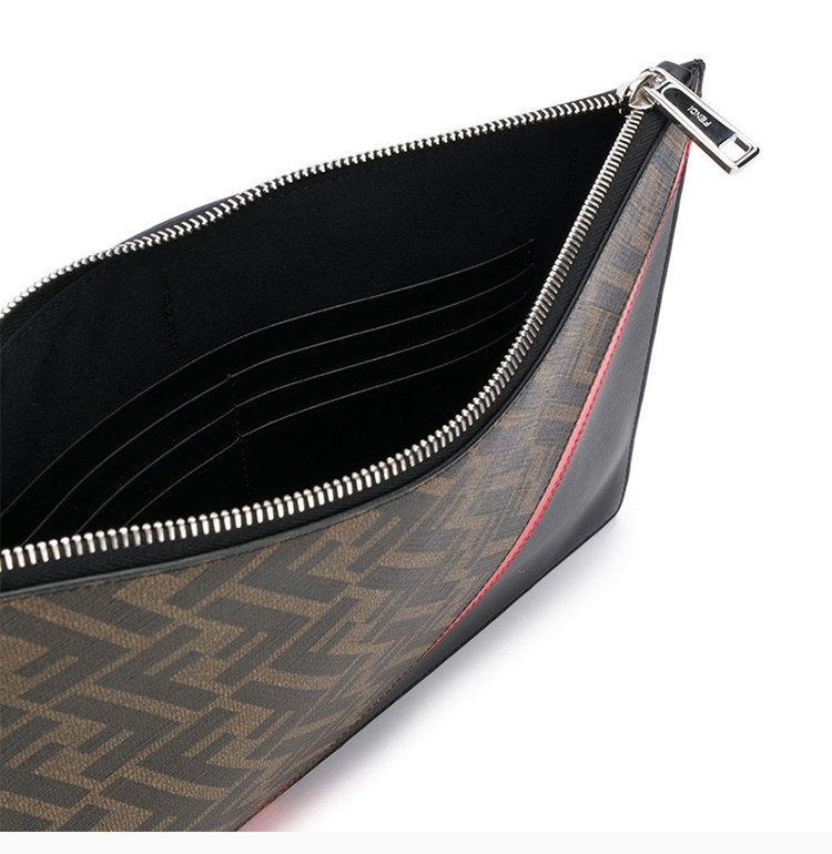 fendi 芬迪 21春夏 多色人造皮革经典印花男士手拿包