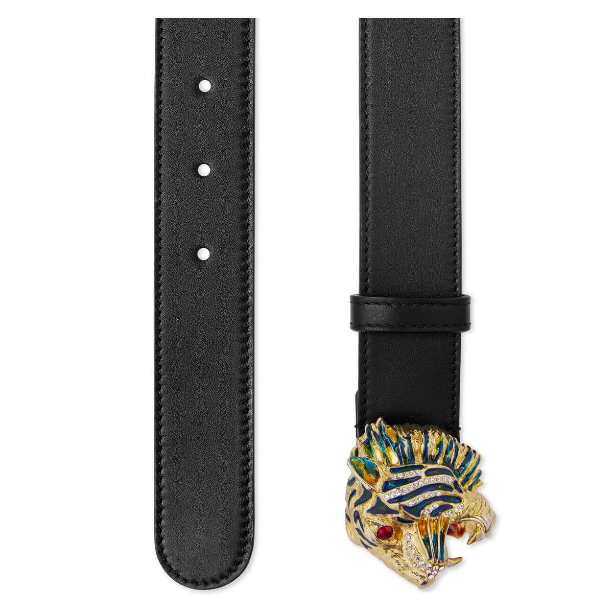 gucci 20春夏女士饰虎头皮革腰带 543152 0wafx 1093 一周左右发货