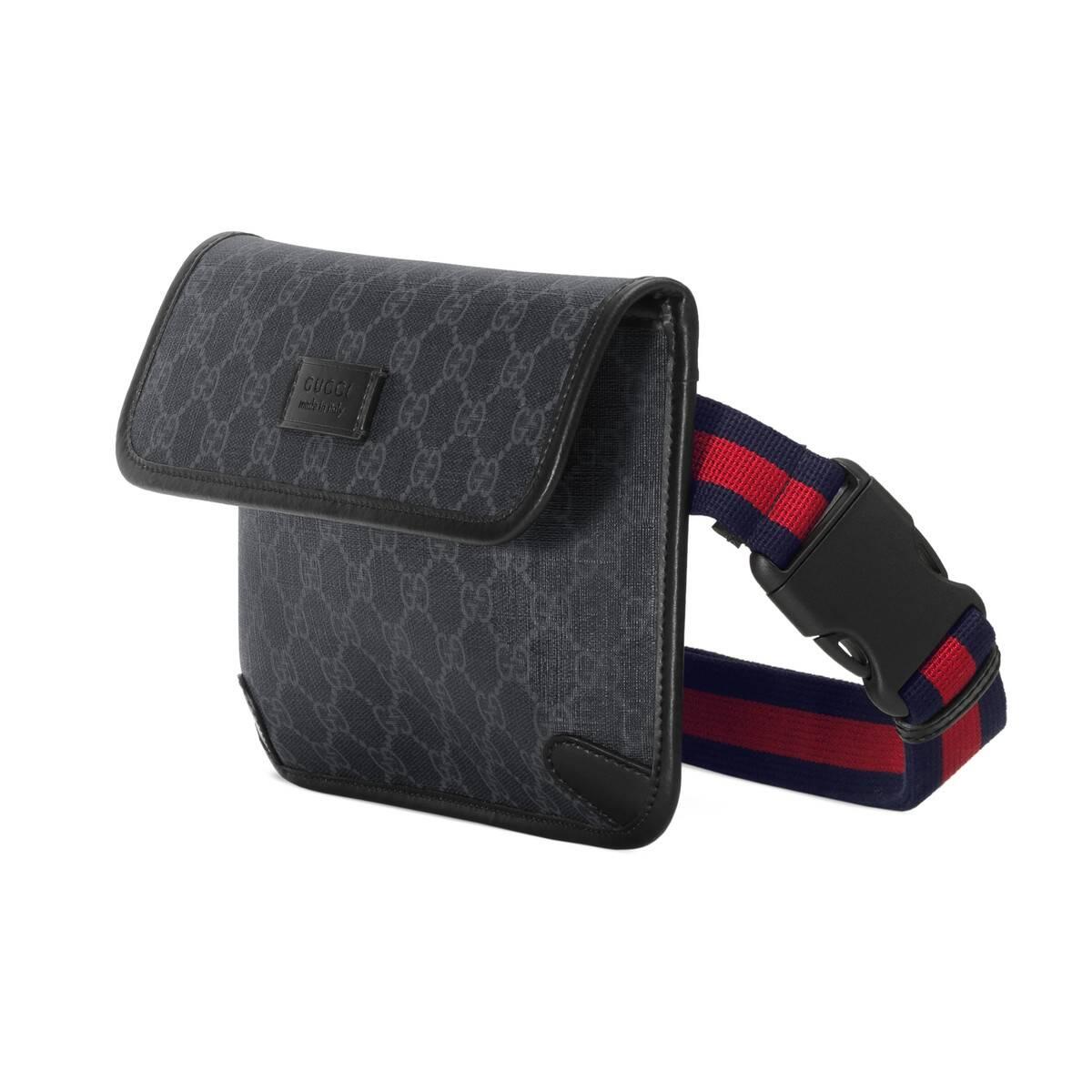【gucci古驰 腰包】gucci 20春夏男士*人造帆布腰包 598113 k5rln
