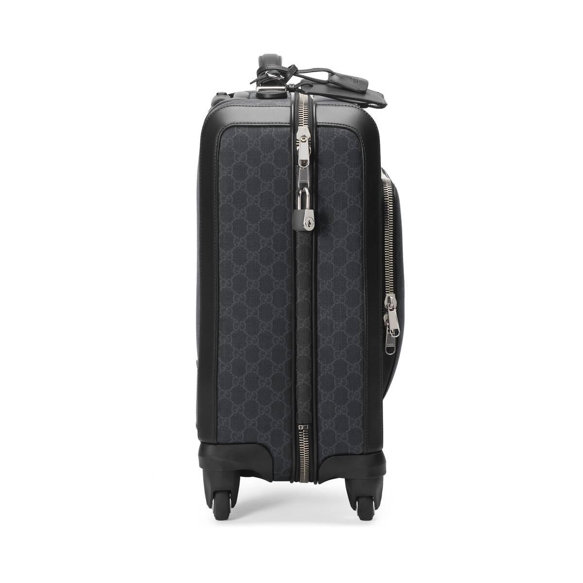 gucci20春夏男士ggsupreme人造帆布拉杆行李箱旅行箱474353k5rmn1000