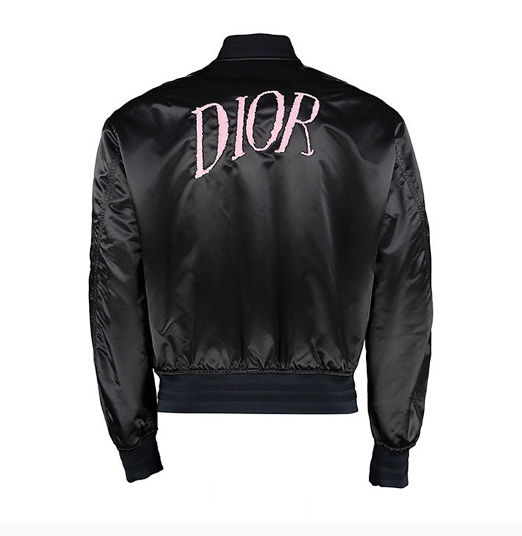 dior(迪奥) 20年春夏 男装 服装 黑色拉链短款 男士夹克外套 黑色
