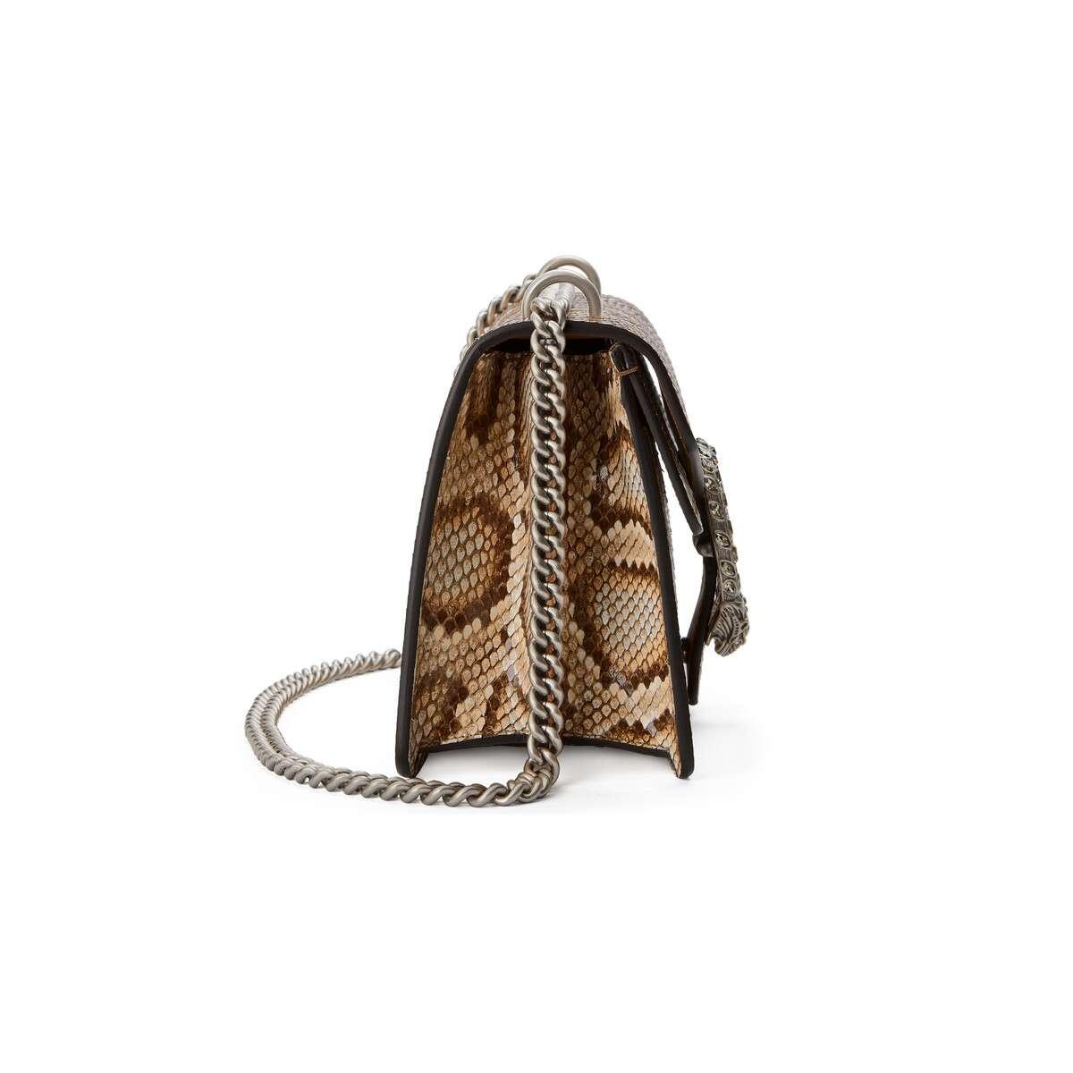 gucci 20春夏女士dionysus系列蟒蛇皮肩背包 400249 lzlbx 9538 一周