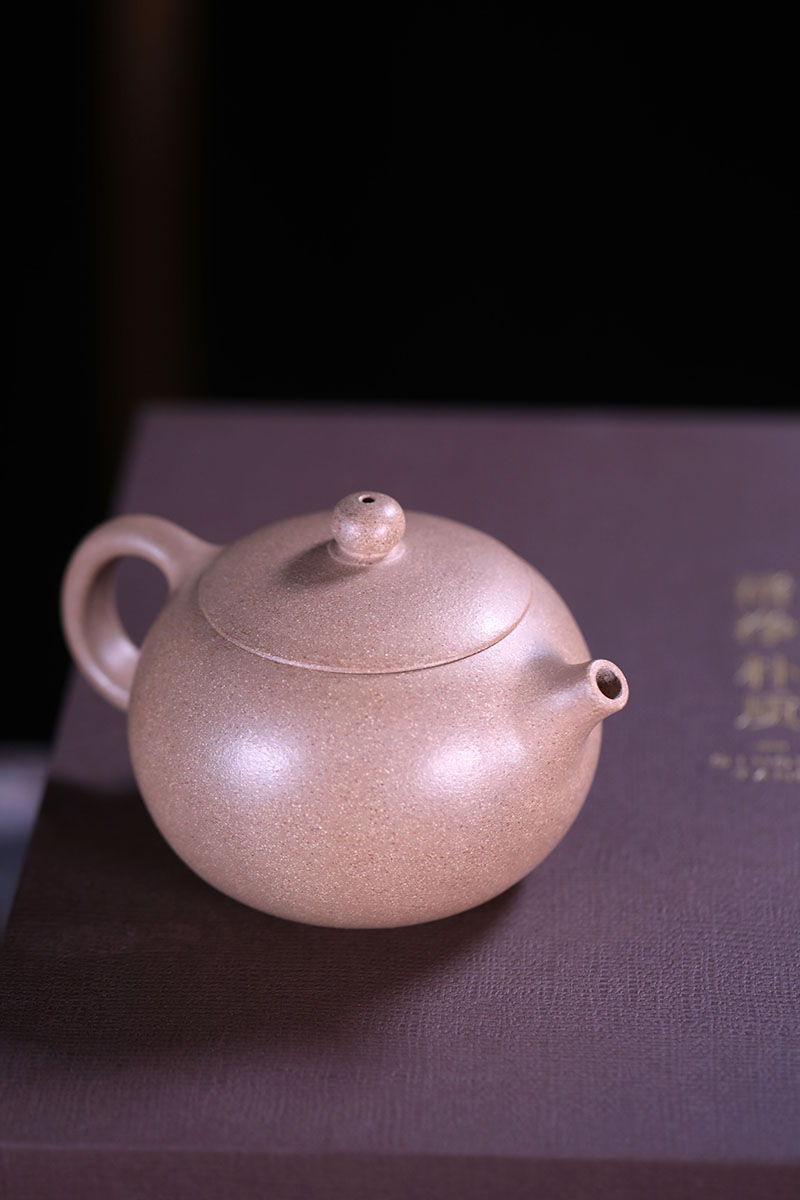 刘志明工艺美术师宜兴紫砂宜兴紫砂壶原矿紫砂西施原矿段泥半手工275