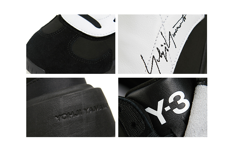 y-3 sukui 2020 y3秋冬签名款女子厚底老爹鞋休闲鞋女鞋黑色31eh1359