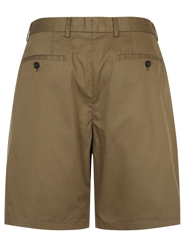 burberry/博柏利 纯棉系扣军绿色男士短裤 休闲裤 裤子 裤 40691121