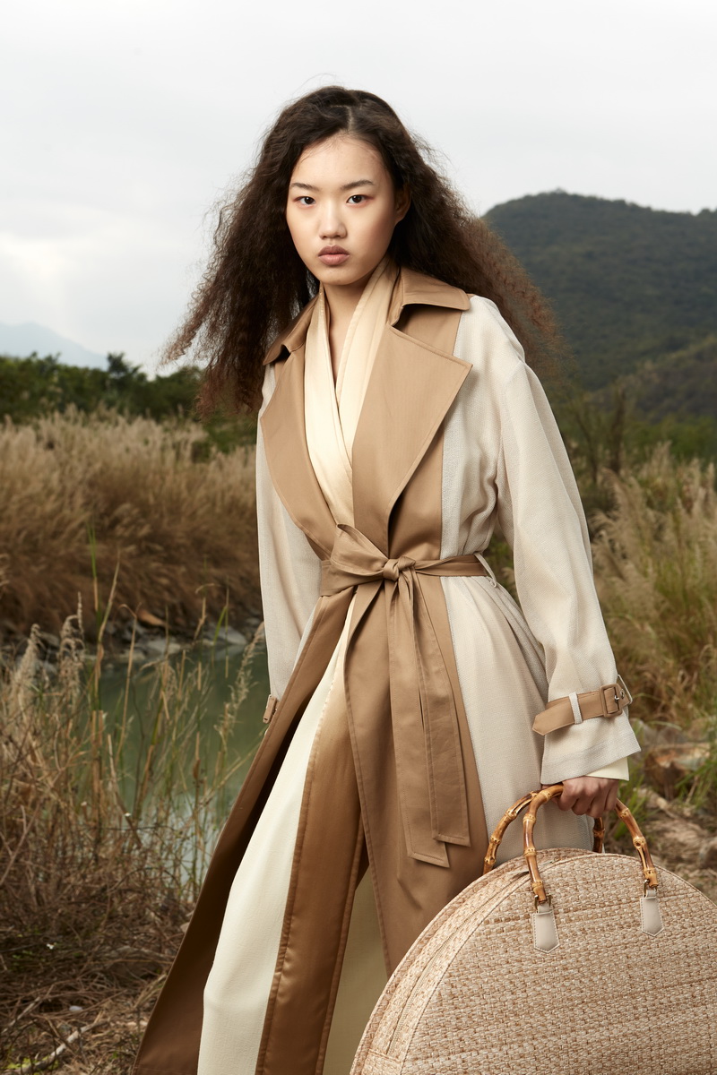 【ontime】【20秋冬】 damowang/damowang 缎面领饰