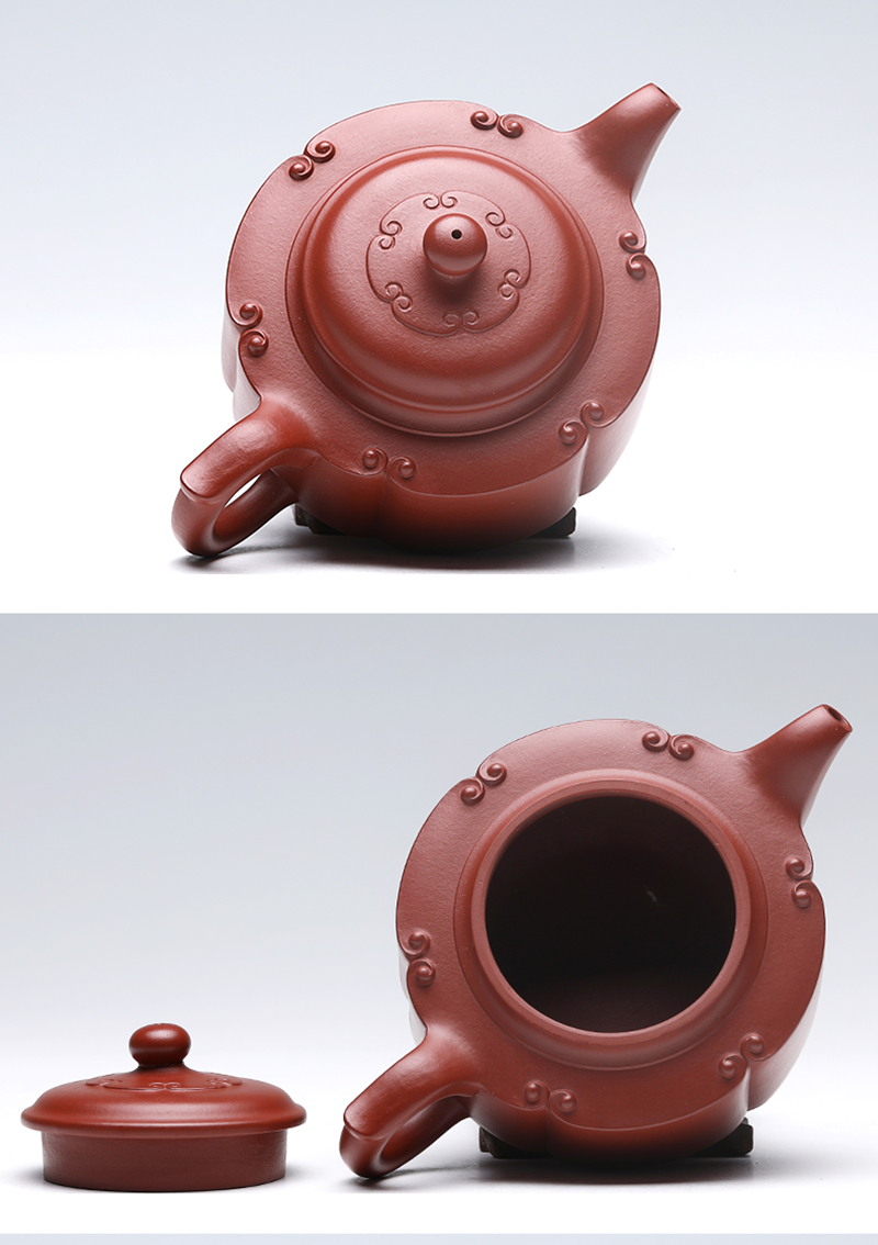 唐华林老师宜兴紫砂紫砂茶具纯手工海棠壶原矿底槽清大红袍