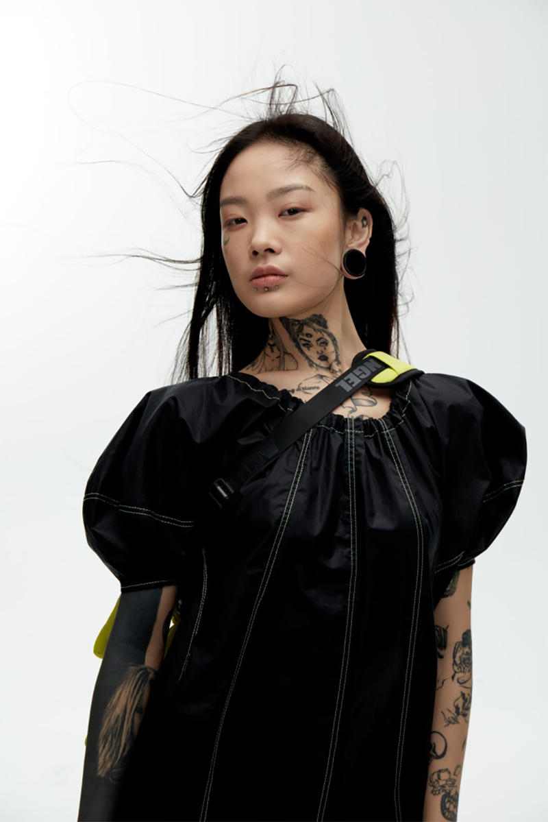 【ontime】11【20春夏】angel chen/angel chen 泡泡袖连衣裙