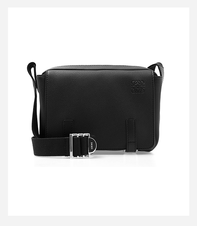 loewe/罗意威【21春夏新款】男士military系列棕色牛皮单肩斜挎包317.