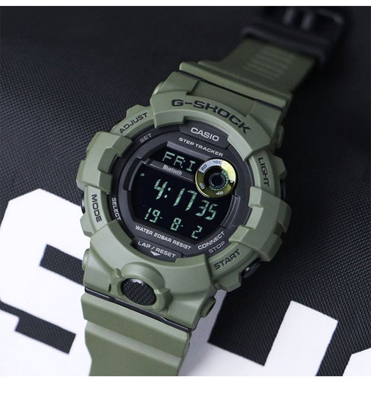 casio卡西欧男表李现同款g-shock防震防水液晶显示蓝牙连接多功能计步