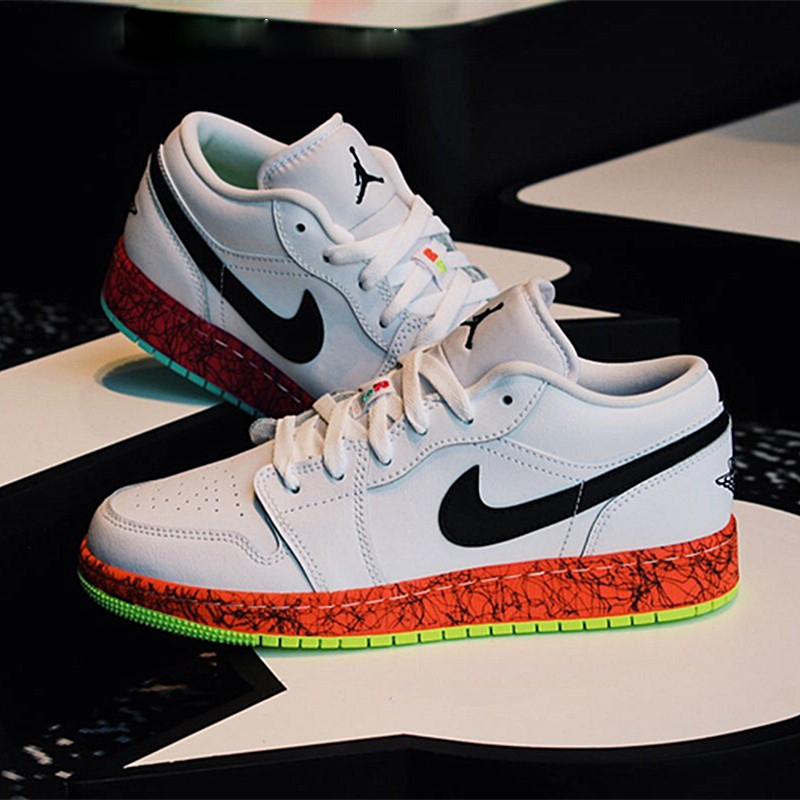 nike/耐克 air jordan 1 jester low aj1 女款 鸳鸯 低帮 运动休闲