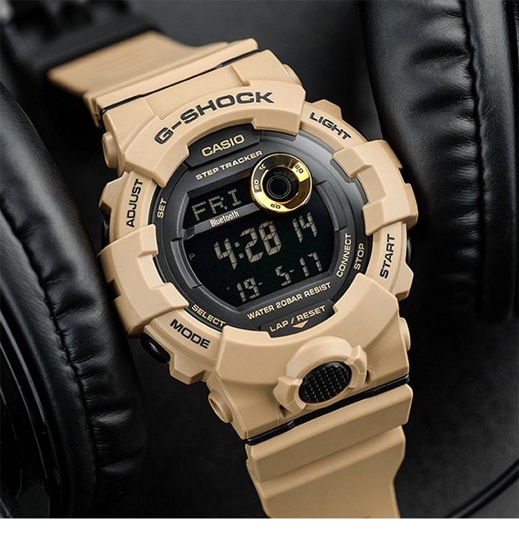 casio卡西欧男表李现同款g-shock防震防水液晶显示蓝牙连接多功能计步