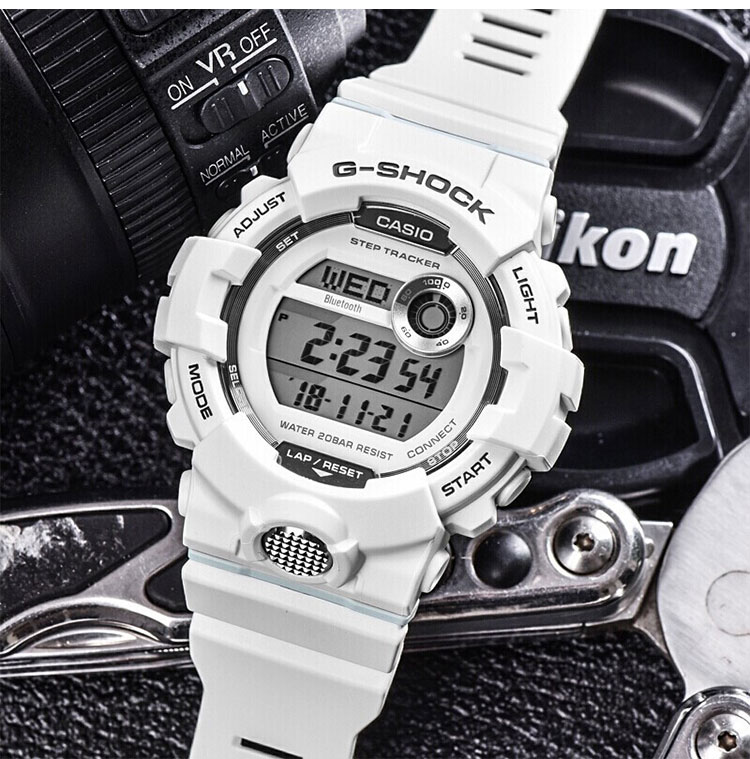 casio卡西欧男表李现同款g-shock防震防水液晶显示蓝牙连接多功能计步